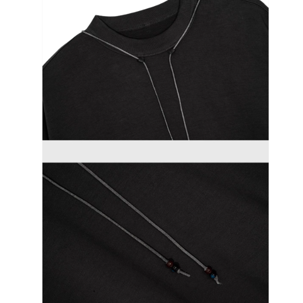 Plain color design sweat E1034