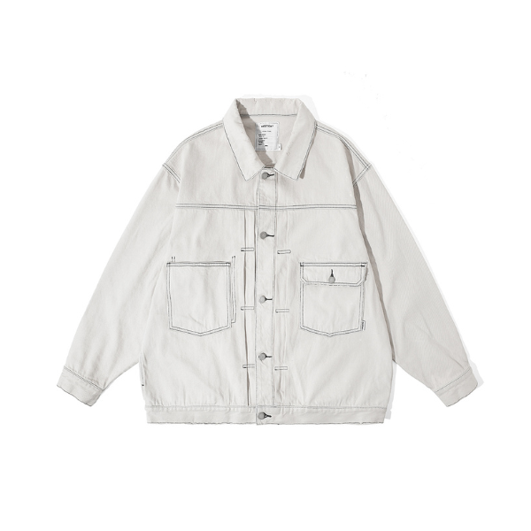 Front pocket design jacket E1045