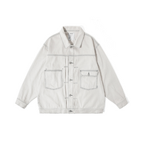 Front pocket design jacket E1045