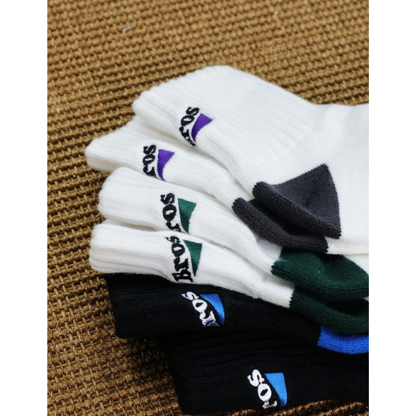 Back logo design socks E065