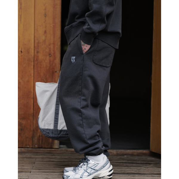 Front pocket design sweat pants E041