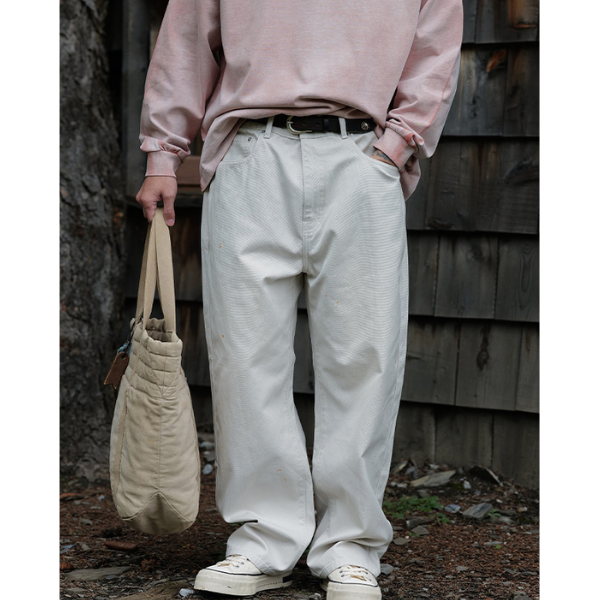 Front pocket design pants E054