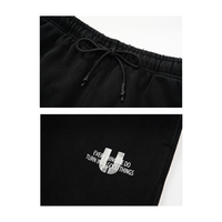 Front pocket design sweat pants E051