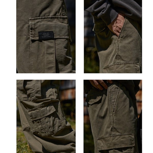 Mulch pocket design pants E1008