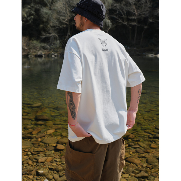 Front pocket design Tee E1051