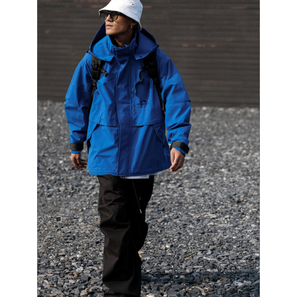 Front pocket design jacket E1019