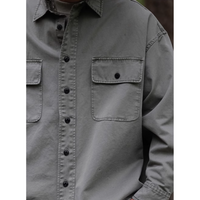 Front pocket design shirt E003