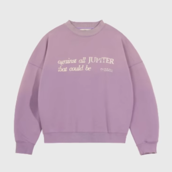 Front letter design sweat E1020