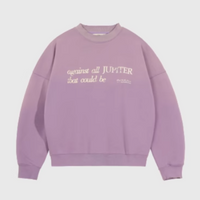Front letter design sweat E1020