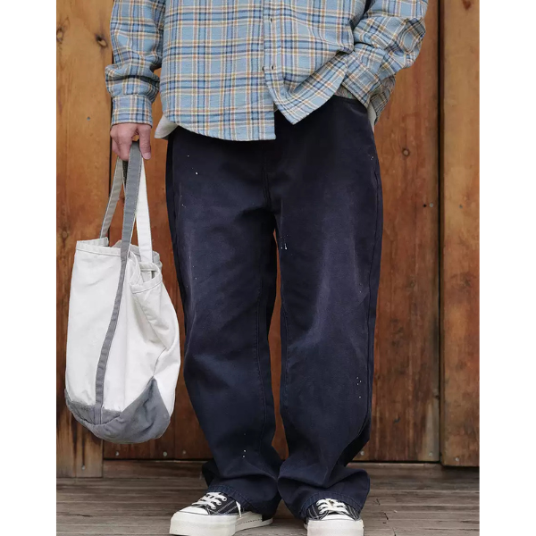 Front pocket design pants E054