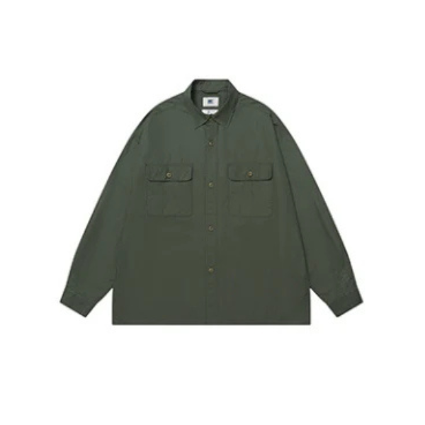 Front pocket design shirt E1002