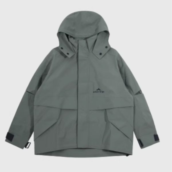 Front pocket design jacket E1019