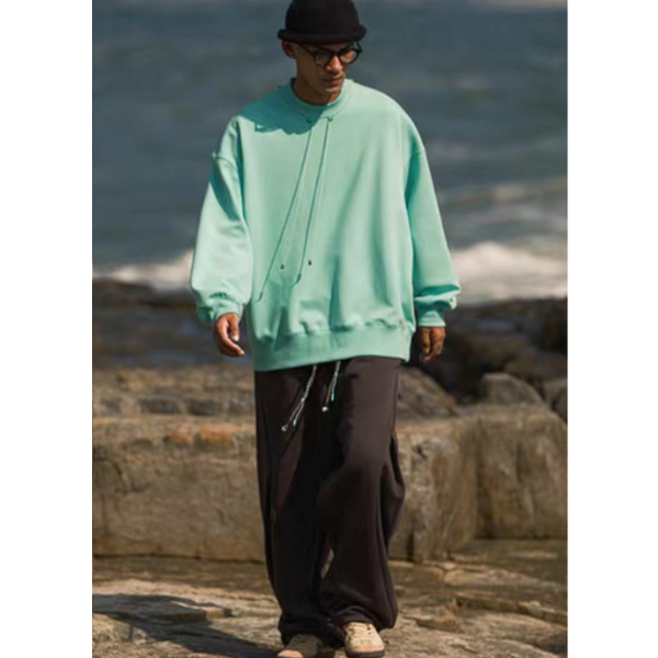 Plain color design sweat E1034