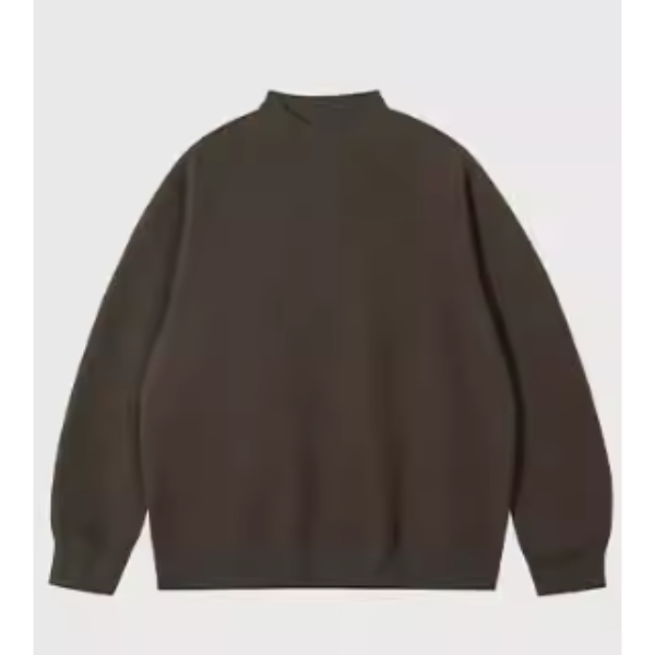 Plain color design sweat E1012