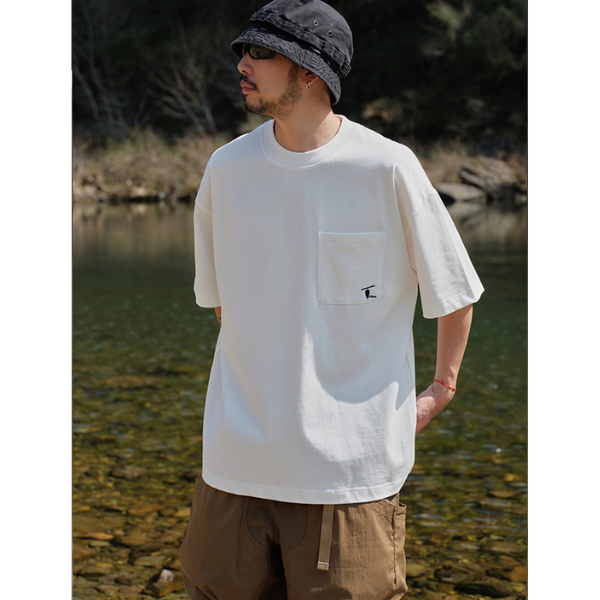 Front pocket design Tee E1051
