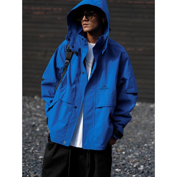 Front pocket design jacket E1019
