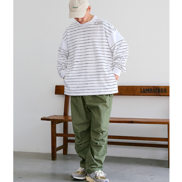 Border color design L/C Tee E1005