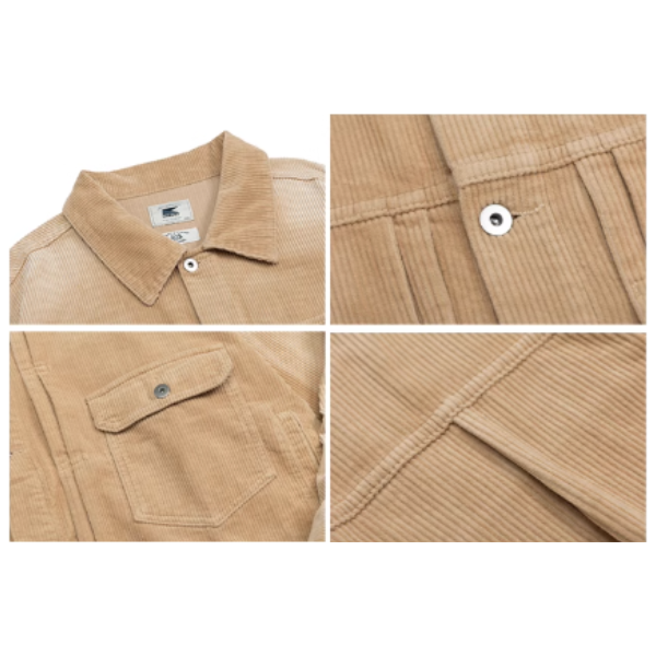 Front button design jacket E014