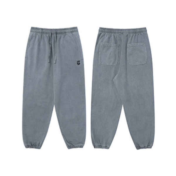 Front pocket design sweat pants E041