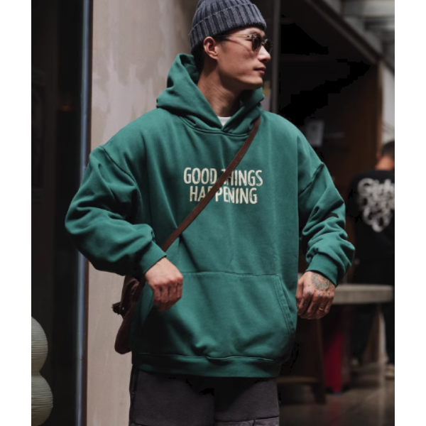 Front letters design hoodie E021