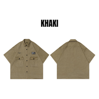 Front pocket design shirt E055