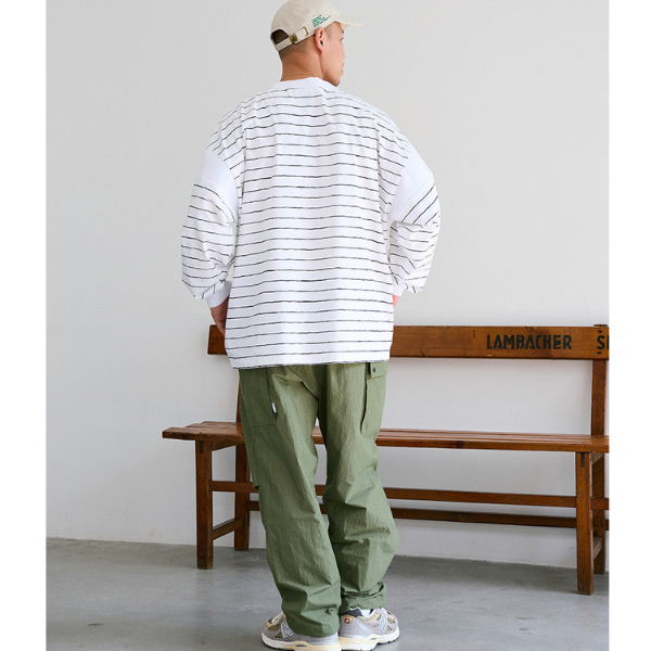 Border color design L/C Tee E1005