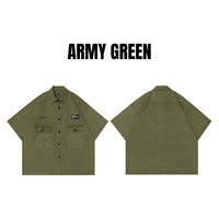 Front pocket design shirt E055