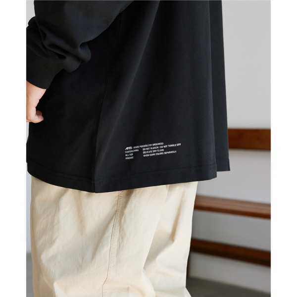 Front pocket design L/C Tee E1004