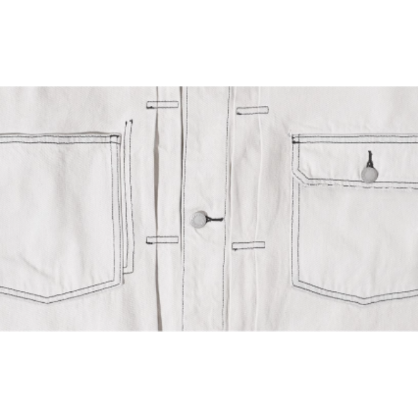 Front pocket design jacket E1045