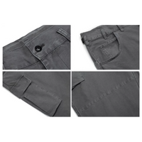 Multi pocket design pants E020