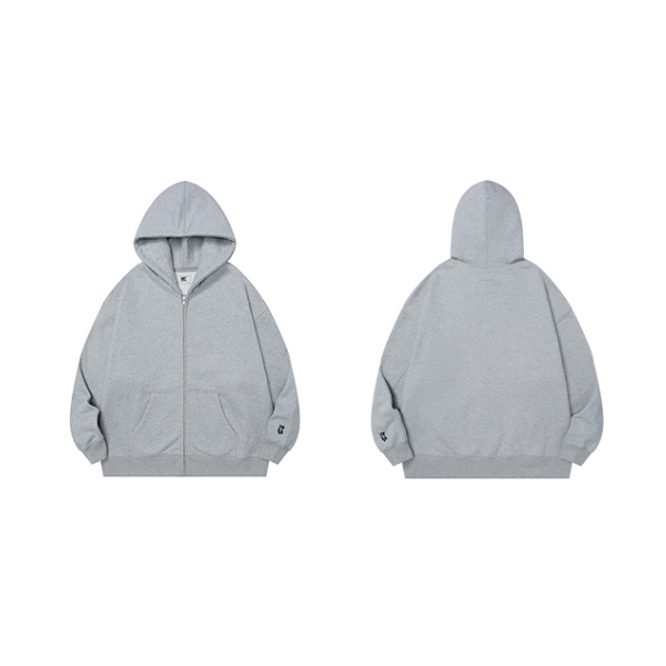 Front zip design hoodie E023