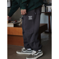 Front pocket design sweat pants E046