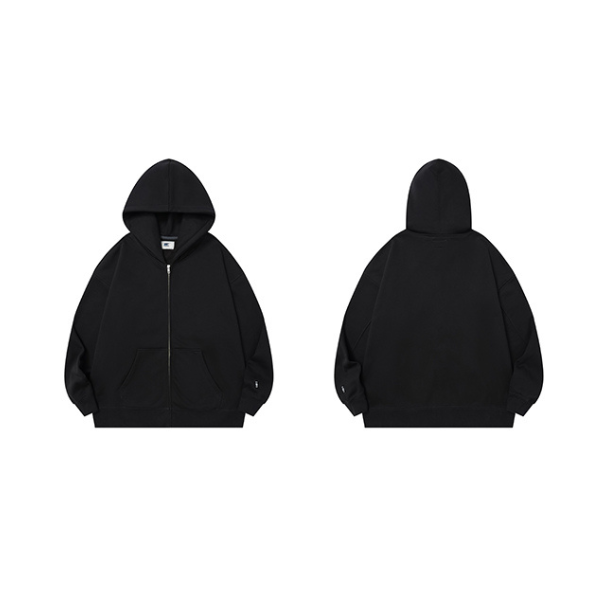 Front zip design hoodie E023