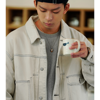 Front pocket design jacket E1045