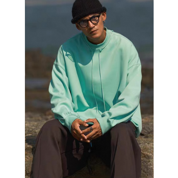 Plain color design sweat E1034