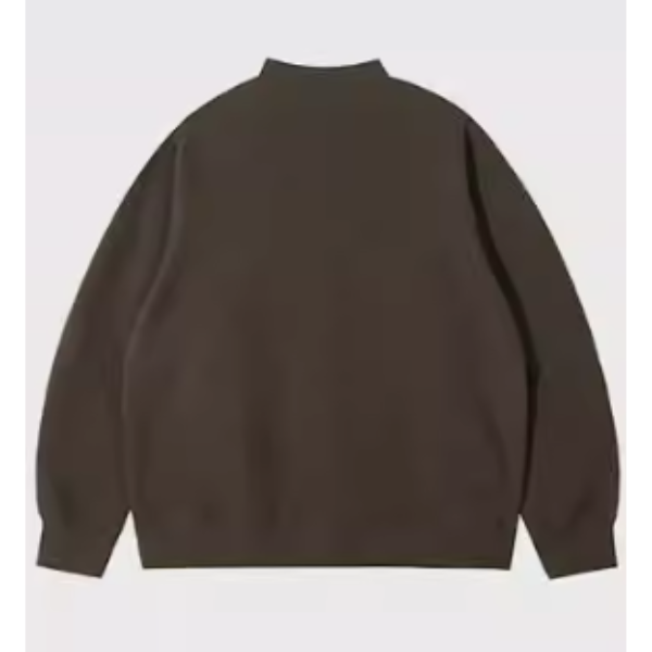 Plain color design sweat E1012