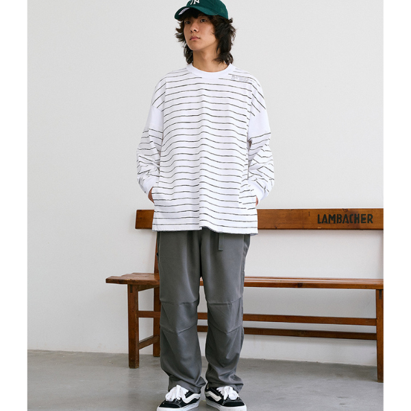 Border color design L/C Tee E1005
