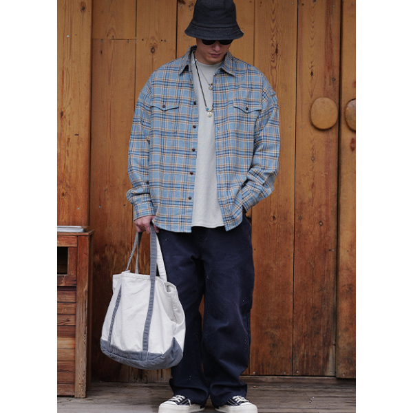 Front pocket design pants E054