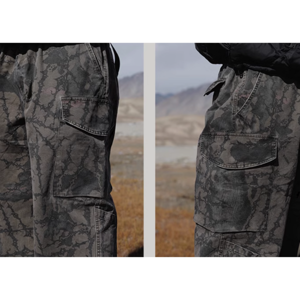 Camouflage design pants E1016