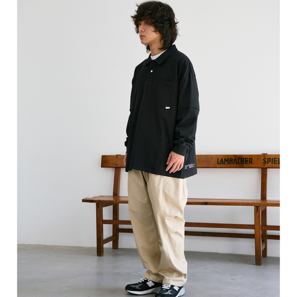 Front pocket design L/C Tee E1004