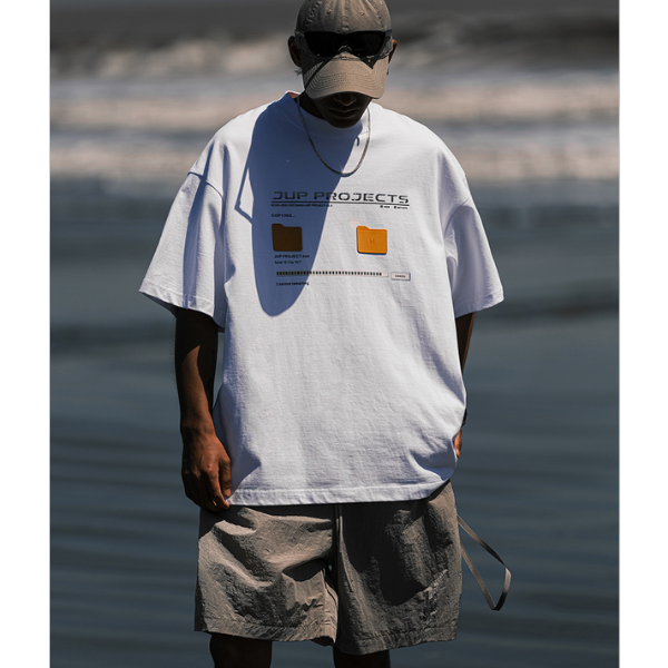 Front print design Tee E1042