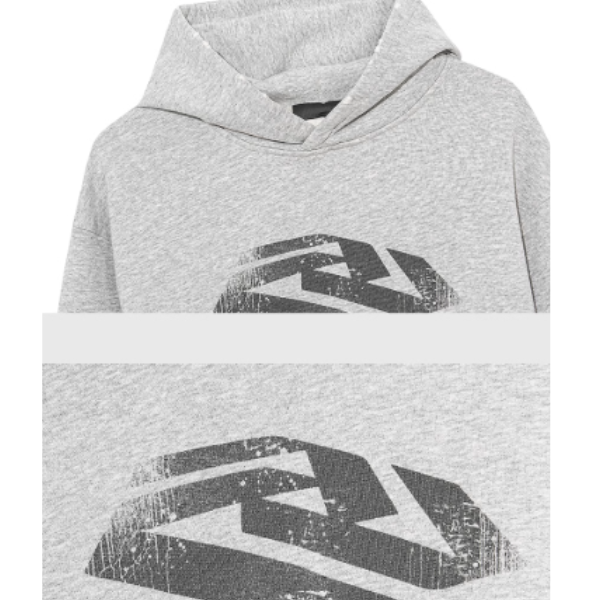 Front print design hoodie E1011