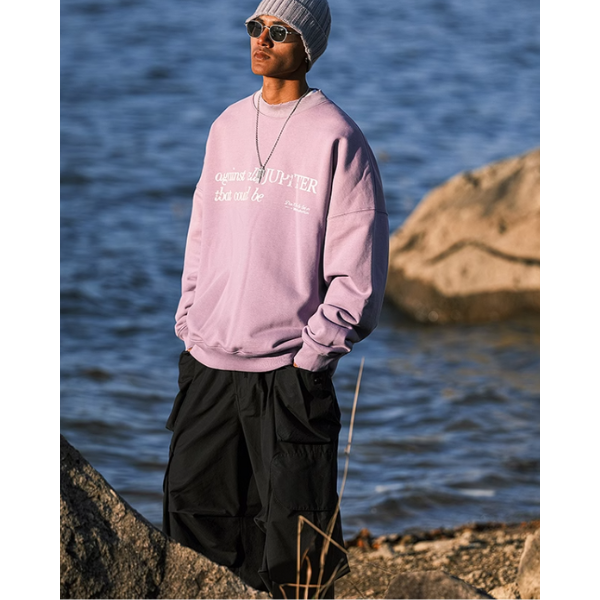 Front letter design sweat E1020