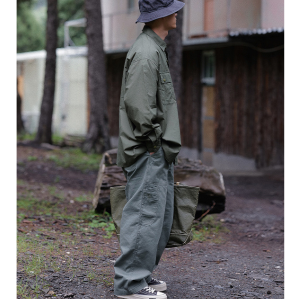 Front pocket design shirt E1002