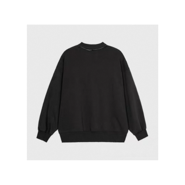 Plain color design sweat E1034