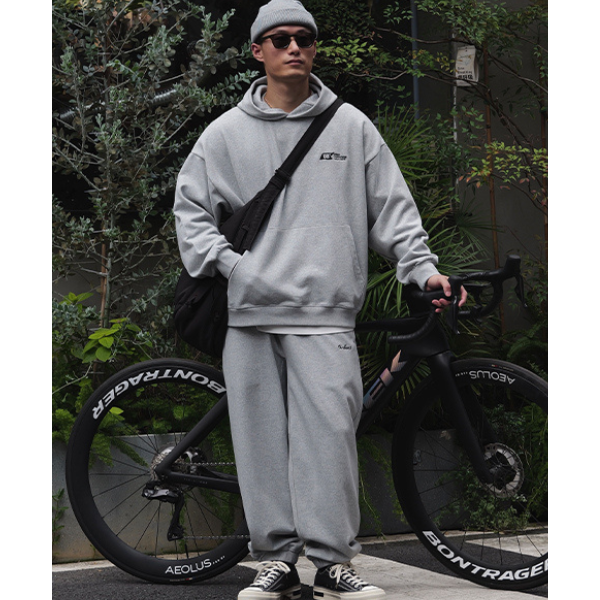 Front pocket design sweat pants E045