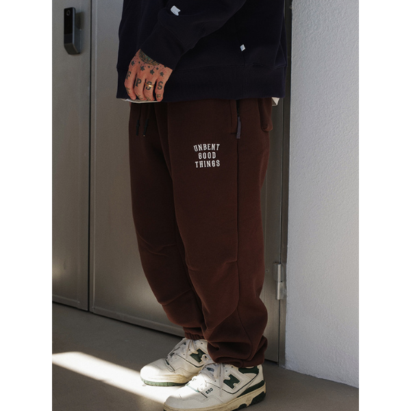 Front pocket design sweat pants E046