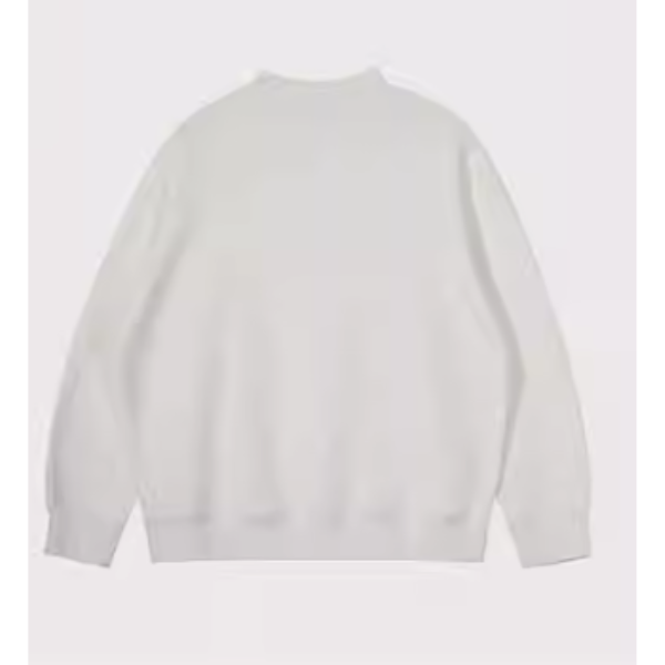 Plain color design sweat E1012
