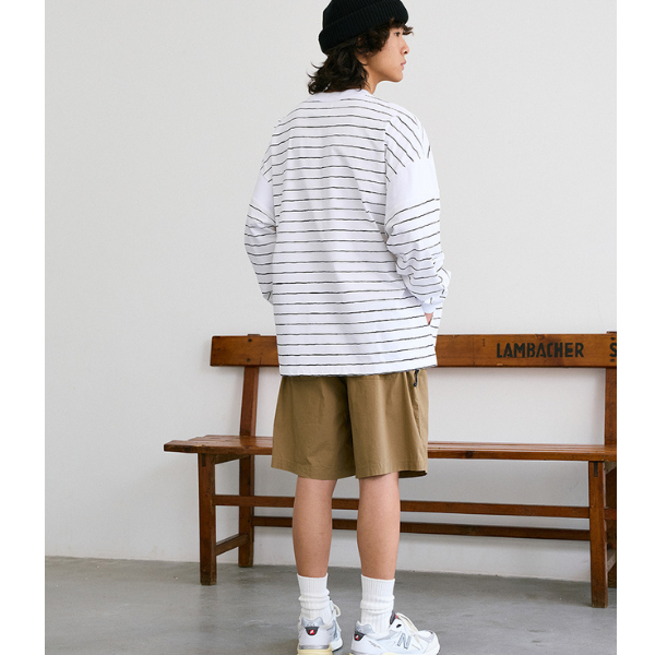 Border color design L/C Tee E1005