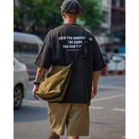 Front logo messenger bag E060